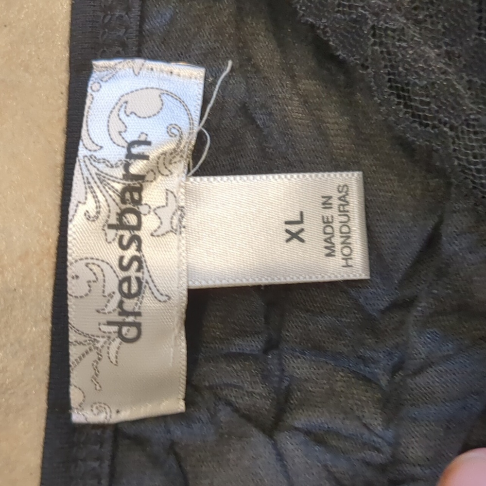 Dress Barn Y2K Black Camisole Size XL - Picture 2 of 4